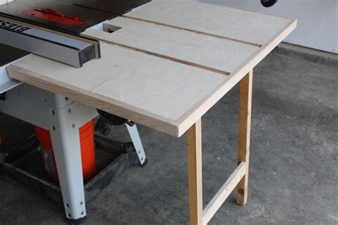 Moreover, the best portable table saw for fine woodworking will guarantee to rival any standard cabinet table saw in terms of precision. Outfeed table built from scraps but very useful in the shop - FineWoodworking