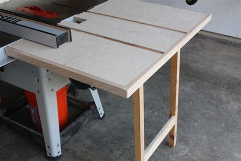 If you're planning to get started with woodworking and. Outfeed table built from scraps but very useful in the ...