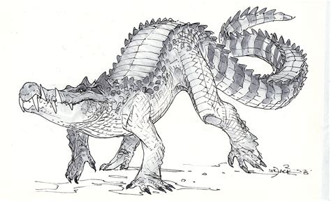 The dinosaurs on this page are listed in alphabetical order. Kaprosuchus by Mr--Jack on DeviantArt