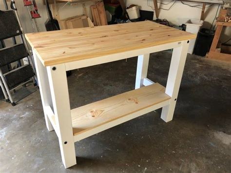 Massive liberty square island leg. Kitchen Island, Butcher block style table in multiple ...