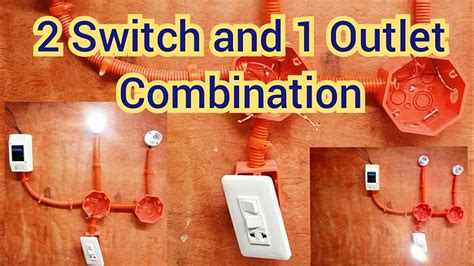 Please note, this is a made to order plate and therefore has a clear plastic surround around the switch, unlike the other switches in this range. 2 Switch & 1 Outlet Wiring Installations || Combine in 3 ...