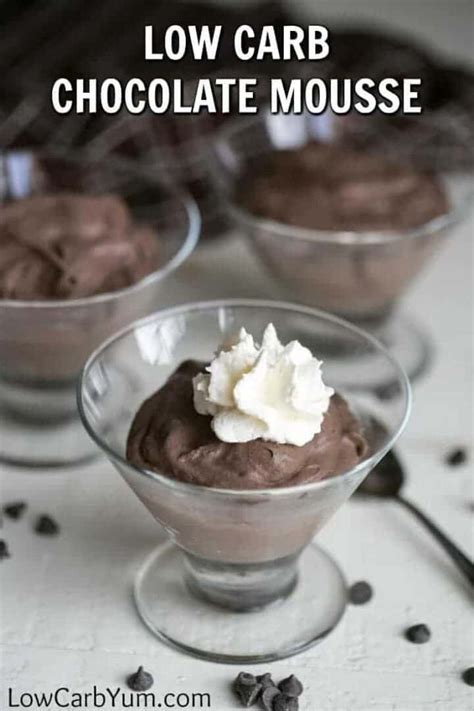 Unbelievably rich keto chocolate mousse recipe! Keto Chocolate Mousse Recipe (Gluten-Free) | Low Carb Yum