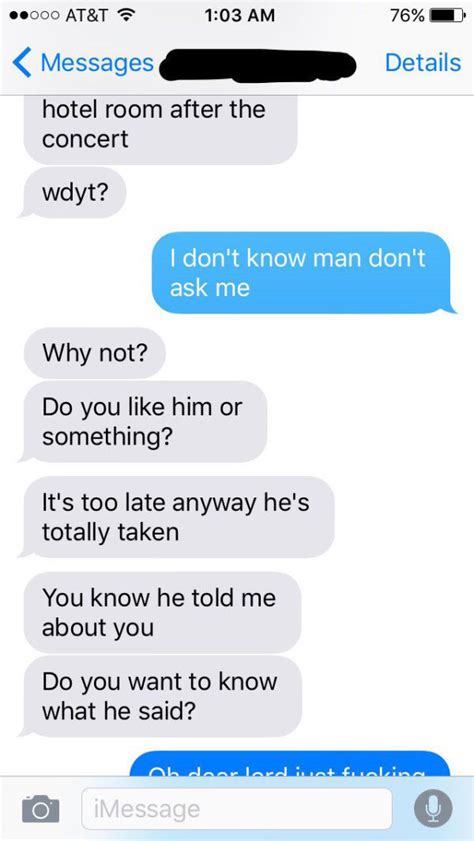 First off, we're going to go over how not to tell someone you like them. Text message fail: Lad's attempt to make girl jealous ...