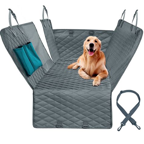 4knines dog seat cover with hammock for cars. Dog car Hammock pet Covers for Cars Dog Backseat Hammock Dog Car Cover Nonslip Waterproof Pet ...