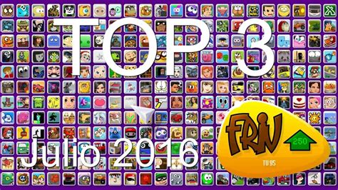 Los juegos friv te ofrecen una enorme variedad. TOP 3 Mejores Juegos FRIV.com de Julio 2016 - YouTube