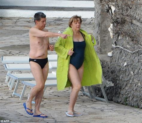 He never speaks to the media and only rarely appears in public with his wife. Angela Merkel Naked *updated