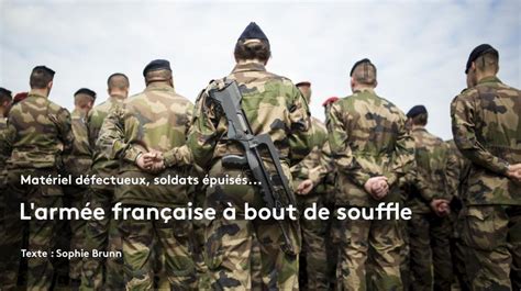 L’armée française à bour de souffle