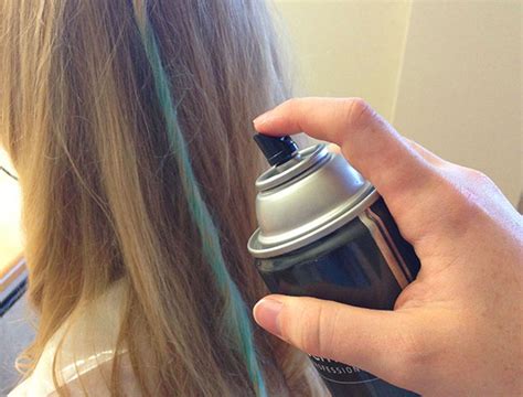 Simply shake the can and holding 15cm from your hair spray onto individual strands of clean, dry hair. How to Chalk Your Hair (and Whether You Should) | DIY ...