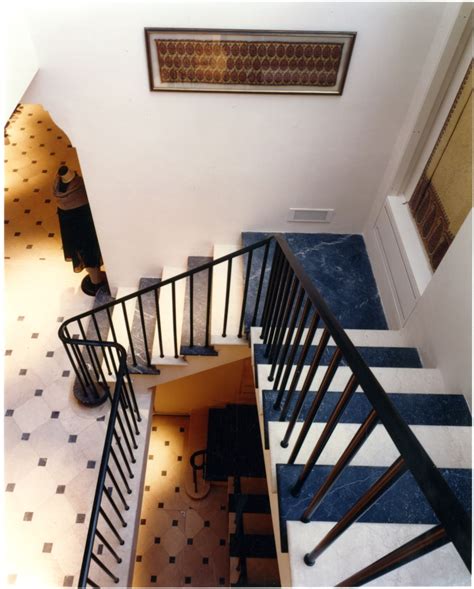 Dress your stairs with intricate designs and colors used these practical stair treads. Nitya Store - Staircase | Retail design, Design, Home decor