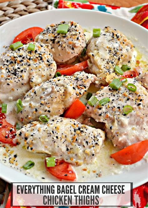 The result is baked chicken perfection. Instant Pot Everything Bagel Cream Cheese Chicken Thighs ...