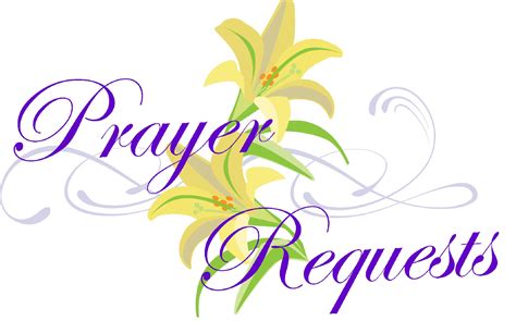 Your prayer will be posted so all that see it can pray for share our site! Lily Pray Requests - St Will Catholic Church