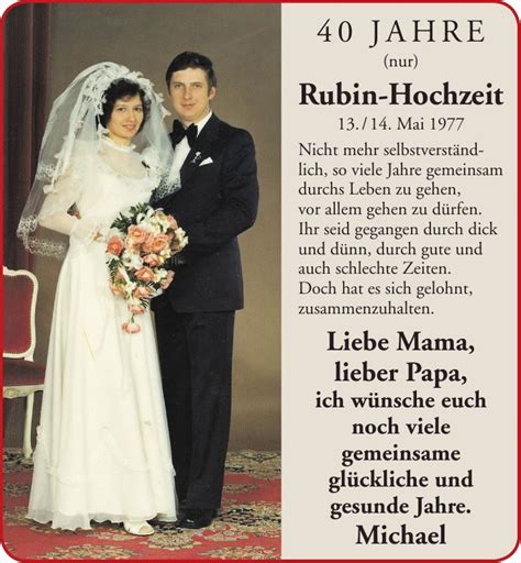 Der 40 hochzeitstag oder die rubinhochzeit.ein w. Rubin Hochzeit Gif / Gluckwunschkarte Rubinhochzeit 40 ...