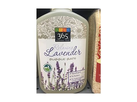 The blend helps bring down fever and ease muscle aches. 365 Everyday Value Relaxing Lavender Bubble Bath, 32 fl oz ...