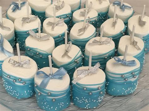 These are available in baby blue, and pink. Baby shower marshmallow pops. | Marshmallow pops, Baby ...