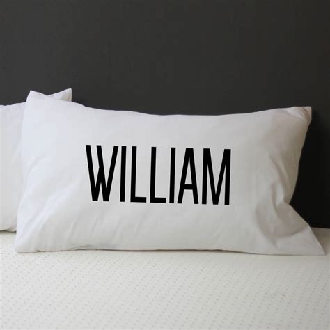 A creative name gives more attention and attraction to your business.while your business may be extremely professional and important. Personalised 'name' Pillow Case By A Piece Of ...