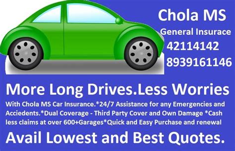 Insurance renewals are an important part of the car insurance process. Excitement Offers Automobile Insurance In Chennai - Chola MS Car Insurance Car Dealers In T ...