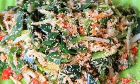 Resep ayam kuluyuk sweet and sour chicken. Resep Urap Daun Pepaya Dan Daun Singkong - Resep Masakan Enak