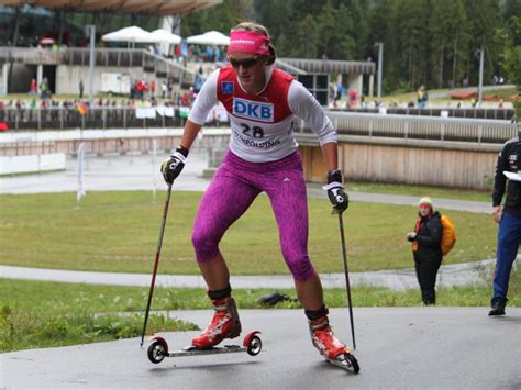 Herrmann has won several medals at the world cup events. Denise Herrmann - Duell Langlauf Biathlon 2013 Ruhpolding ...