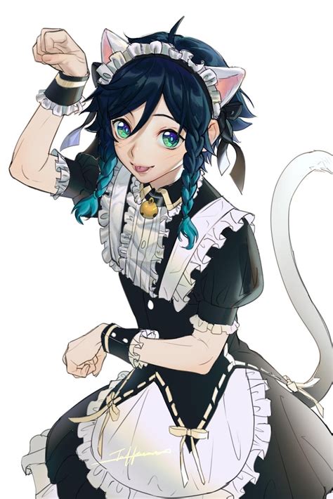 Drawings anime people illustration art artist character design anime anime maid character art. Venti neko in 2021 | Maid outfit, Anime maid, Catboy