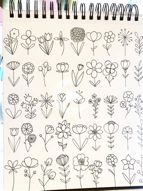 flower-doodles-bullet-journal-doodles,-journal-doodles,-flower-doodles