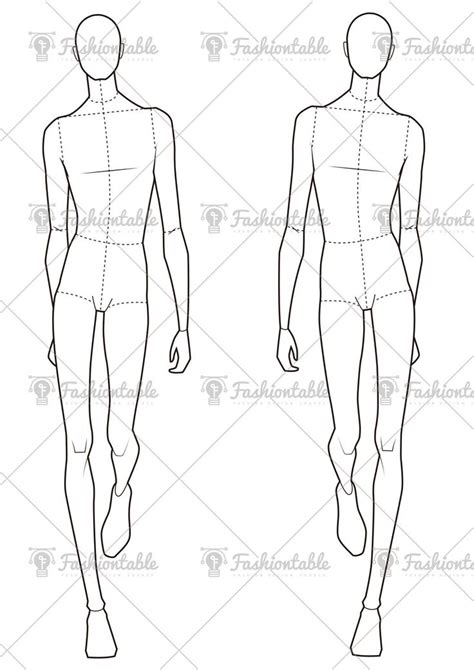 With the service we will: Male Fashion Croquis Template in 2021 | Croquis fashion ...