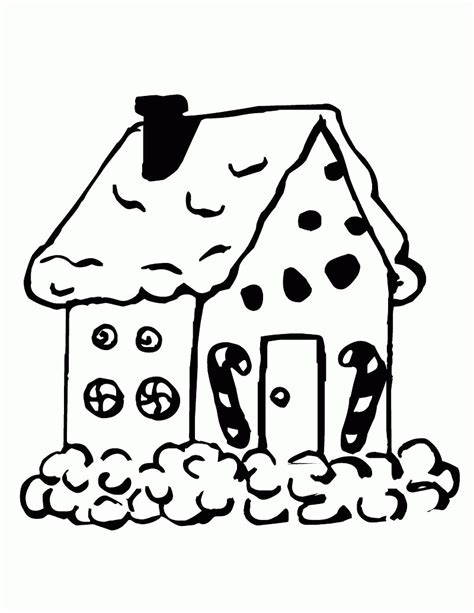 Gingerbread house coloring pages wecoloringpagecom template. Blank Gingerbread House Coloring Pages - colouring mermaid