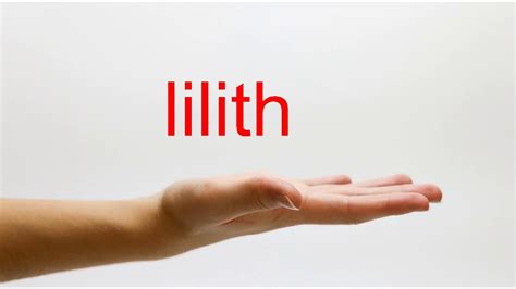 Alat ukur listrik analogalat ukur listrik analog merupakan alat ukur generasi awal dan sampai saat ini masih digunakan. How to Pronounce lilith - American English - YouTube