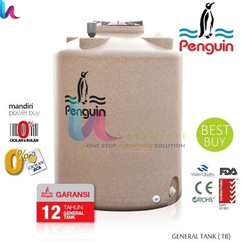 Faktor daya tahan, harga yang ekonomis dan kapasitas besar membuat tangki silinder penguin sebagai investasi yang cerdas. Jual Harga Tangki Air Toren Air Tandon Air Penguin TB 70 ...