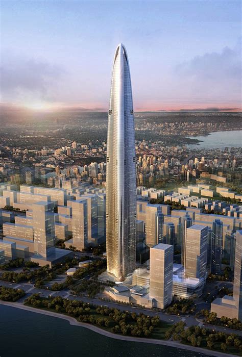 Due to airspace regulations, it has been redesigned so its height does not exceed 500 metres above sea level. Wuhan Greenland Center: самый высокий небоскреб Китая ...
