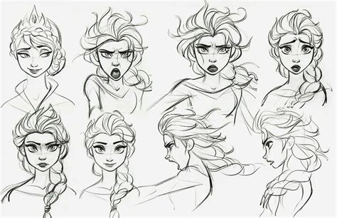 Chances are you already know how to draw some expressions. elsa_2+copy.jpg (1000×647) | Disney concept art ...
