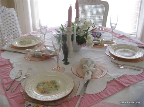 If you are hosting an early afternoon dinner, you could serve mimosas. Brookhollow Lane: Easter Week