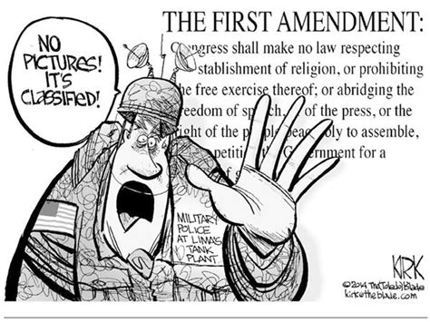 Is this a first amendment? Kirk: First Amendment - The Blade