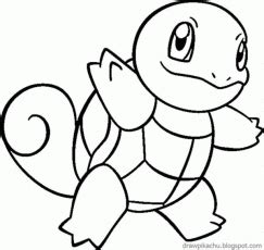 This pokemon coloring pages squirtle will make your activity more vivid. Squirtle Coloring Page in 2020 | Pokemon coloring pages ...