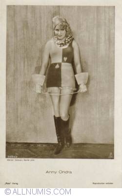 She was married to german boxing great max schmeling. Anny Ondra, Ross Verlang - Germany - Postcard - 17338