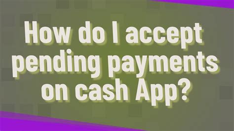 If less than the entire reserved amount is withdrawn, the remainder will be returned to. How do I accept pending payments on cash App? - YouTube