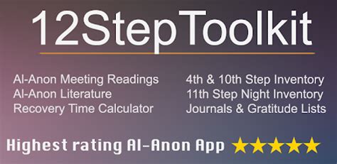 We hope that you find this supplement to be a source of support when it is impossible or impractical to attend regular meetings. 12 Step Toolkit For Al-Anon - Apps on Google Play