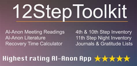 Service entities full control of their local meeting information while collecting it in one place, making it easy for anyone to find a meeting. 12 Step Toolkit For Al-Anon - Apps on Google Play