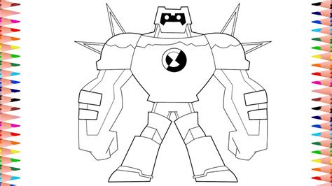 Coloring page with educational implication is a real treasure for parents: Ben 10 Coloring Pages | How To Digitally Color And Xingo ...