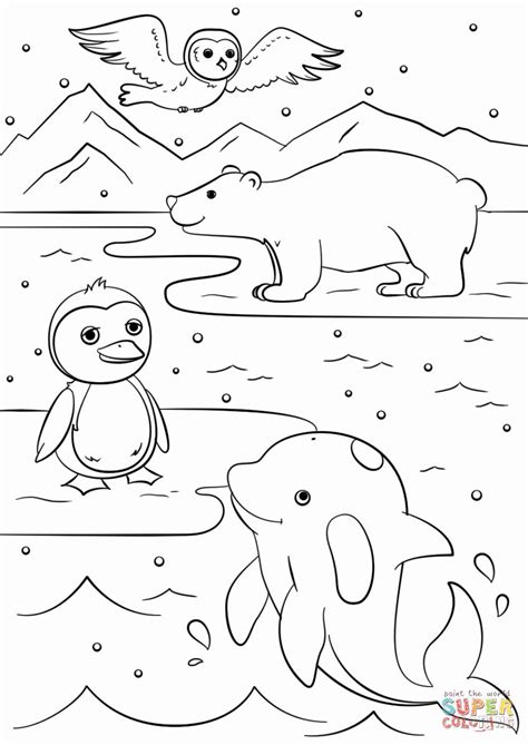 Sheets for preschoolers cover various species of animals for them to learn. Free Printable Animal Coloring Pages Awesome Winter ...