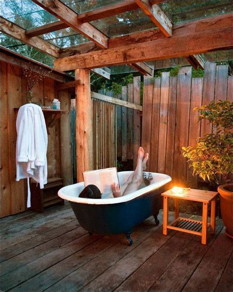 It has a completely functional kitchen and bathroom with composting toilet. Cleansing the Soul - outdoor baths and showers | The Owner ...