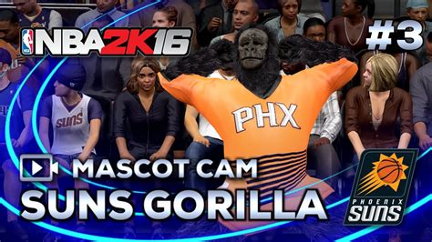 Customize your avatar with the phoenix suns gorilla mascot and millions of other items. NBA2K16 Mascot Cam | Suns Gorilla (Phoenix Suns) #3 - YouTube