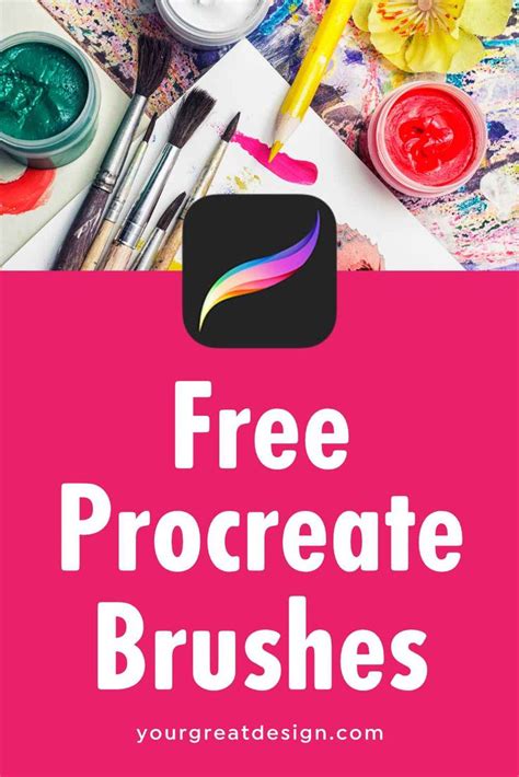 Graphic design, digital illustration, typography, web design Free Procreate brushes - Ready to download and use now! in ...