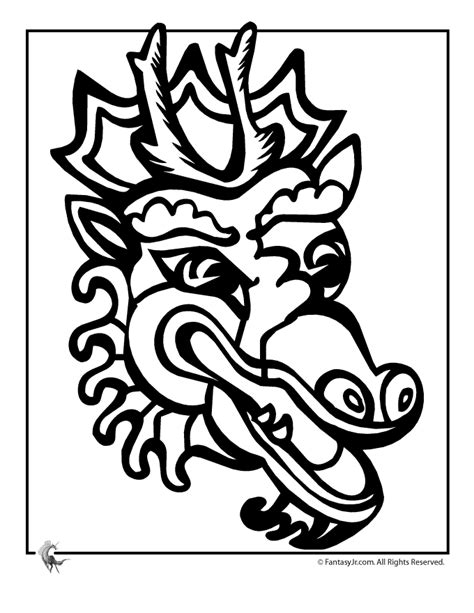 Our dragon coloring pages include the fierce european dragons as well as the friendly chinese dragons, and many other types of dragons in between. Chinese coloring pages to download and print for free