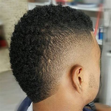 Black guy mohawk fade haircut black guy mohawk is a great haircut to create a smooth transition from short hair at the back of the head to any desired length at the crown. Pin on Fade Haircuts