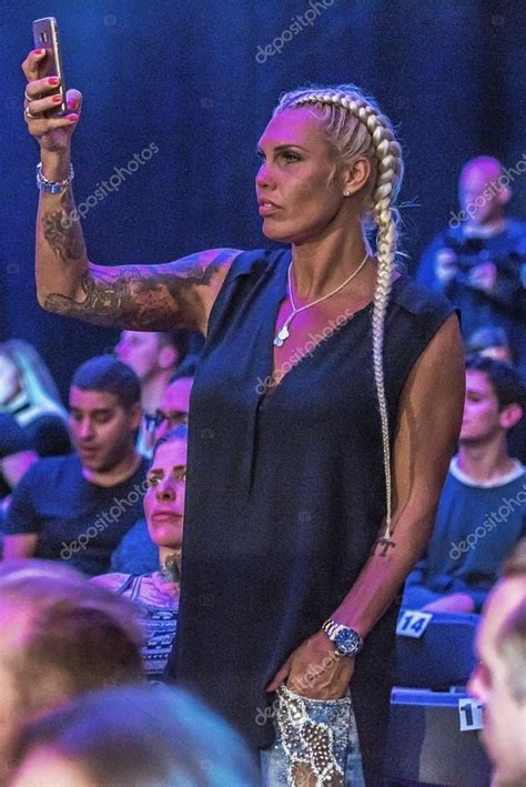 Boxer mikaela lauren decided to kiss her opponent, cecilia braekhus, during a staredown yesterday in norway. Pro boxer Mikaela Lauren at Superior Challenge 14 - Stock ...