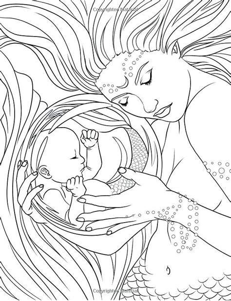 Printable baby mermaid squinkies coloring page. Baby Mermaid Coloring Pages at GetColorings.com | Free ...