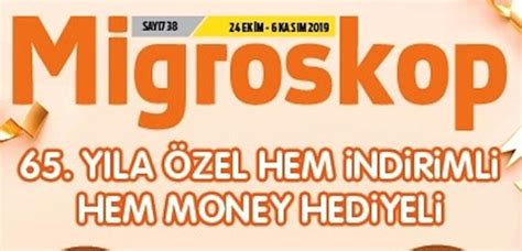 Migros, migroskop kataloğunu her iki haftada bir yayınlayarak ziyaretçilerine en uygun fiyatlarını ilan etmek ve avantajlı alışveriş fırsatları sunmak için yayınlamaktadır. Migroskop indirim dergisi pdf 24 Ekim - 6 Kasım 2019 ...