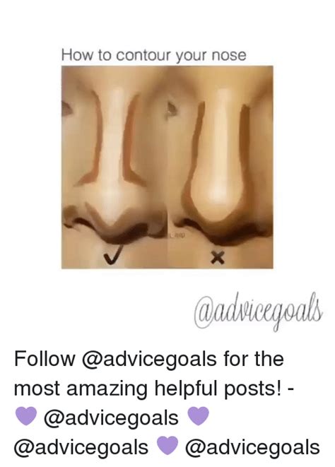 A morphologic study of the aging face. How to Contour Your Nose Follow for the Most Amazing Helpful Posts! - 💜 💜 💜 | Amaz Meme on SIZZLE