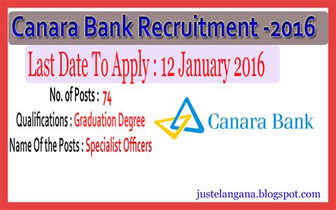 Canara bank recruitment 2021 notification page for latest vacancy updates, eligibility criteria and how to apply sarkariresult canara bank vacancy 2021. Canara Bank Recruitment Notification, Last Date To Apply ...