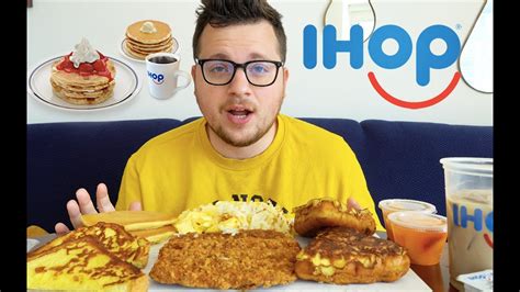 Ihop customers can order online using ihopngo for $5 off the first order of $25 or more. IHOP BREAKFAST MUKBANG | Stuffed French Toast, Country ...